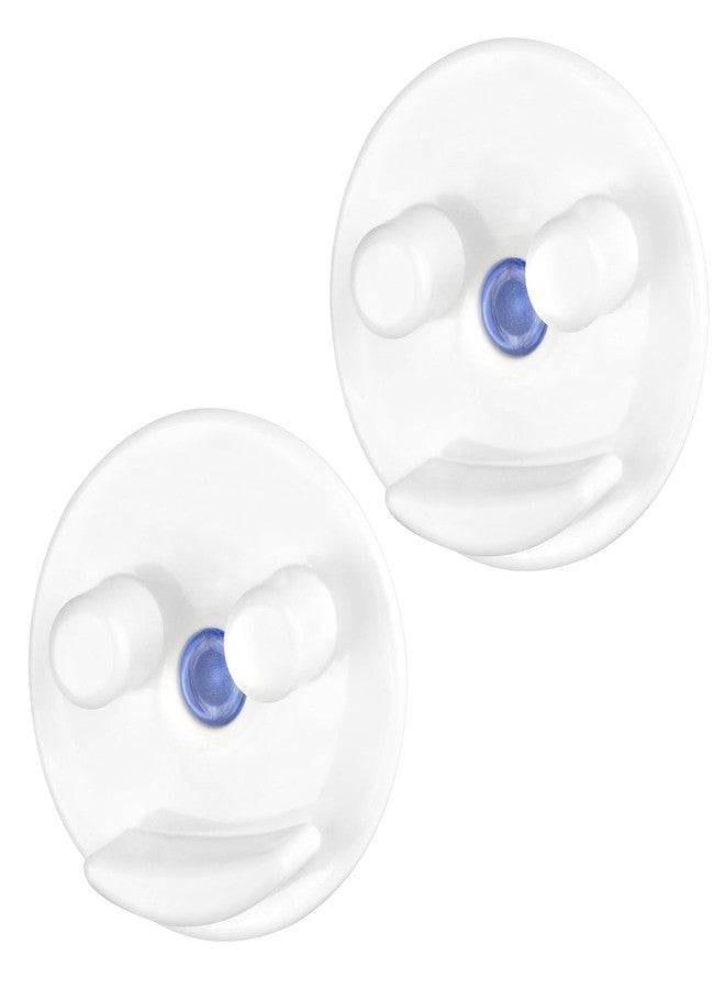 LveSunny 2PCS Sponge Holder for Kitchen Sink, Sink Caddy for Scrub Sponges, Self-Draining Suction Sponge Holder, Bathroom Kitchen Sink Organizer for Holding Smiley Sponges - Image 1